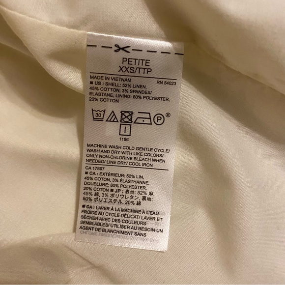 NWT Banana Republic Linen Blend Blazer - Picture 7 of 7